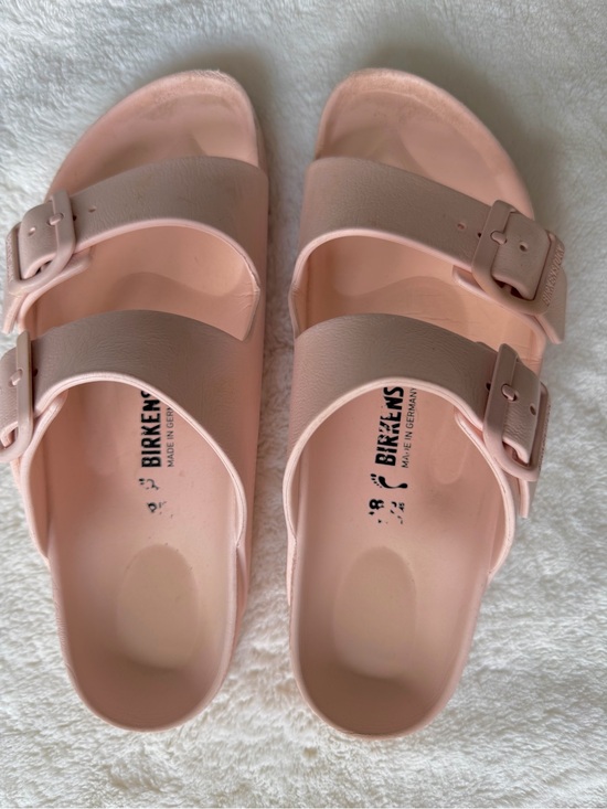 Birkenstock Shoes - Birkenstock Arizona Essentials EVA Sandal - Light Pink